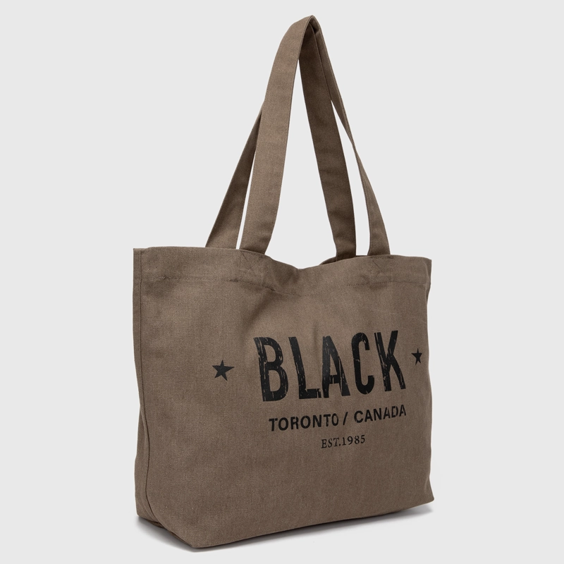CARTERA TOTE STAR MOKA BLACK BUBBA - 2
