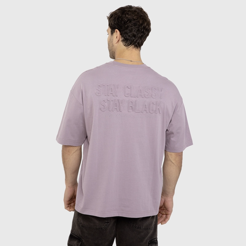 POLERA SOHO STATEMENT ROSE GREY BLACK BUBBA - 2