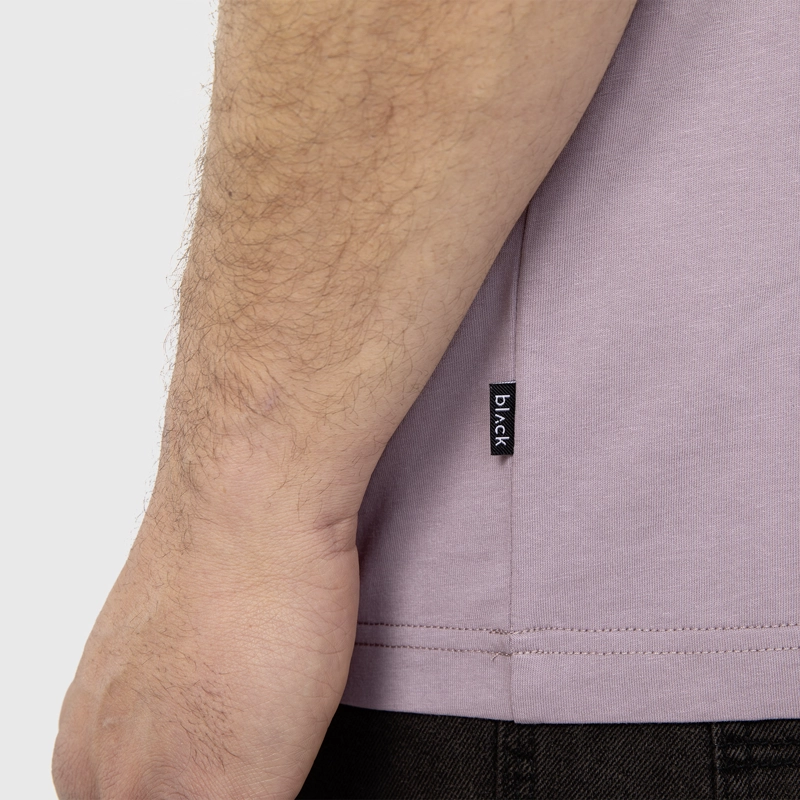 POLERA SOHO STATEMENT ROSE GREY BLACK BUBBA - 5