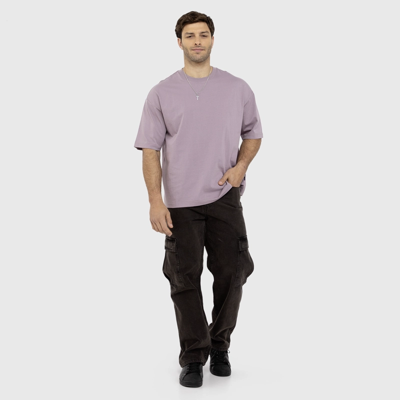 POLERA SOHO STATEMENT ROSE GREY BLACK BUBBA - 6