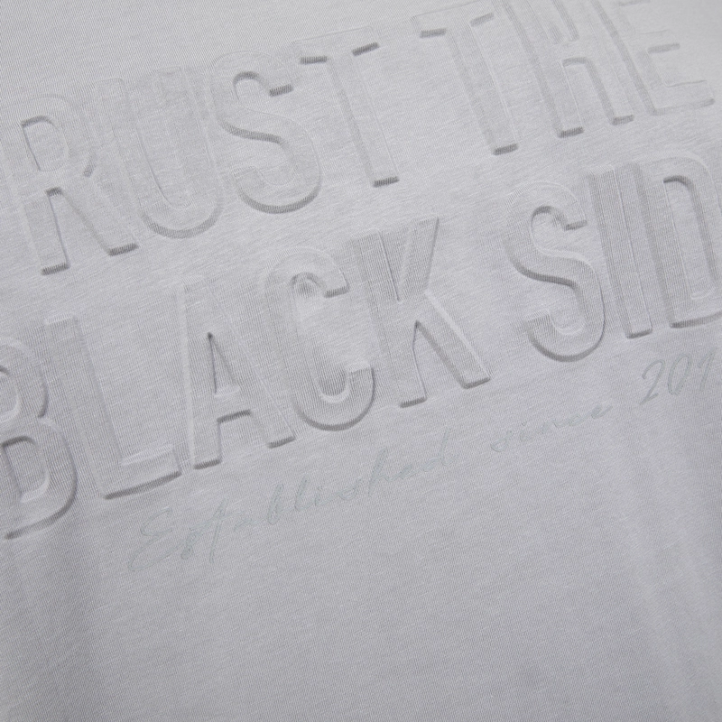 POLERA SOHO STATEMENT STEEL BLACK BUBBA - 4