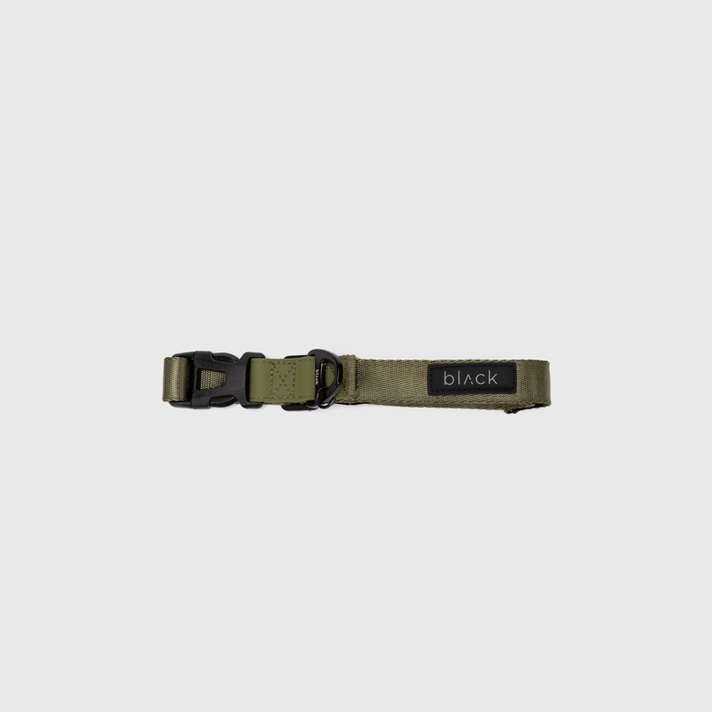COLLAR PETS COLLECTION MOSS MEDIUM BLACK BUBBA - 1