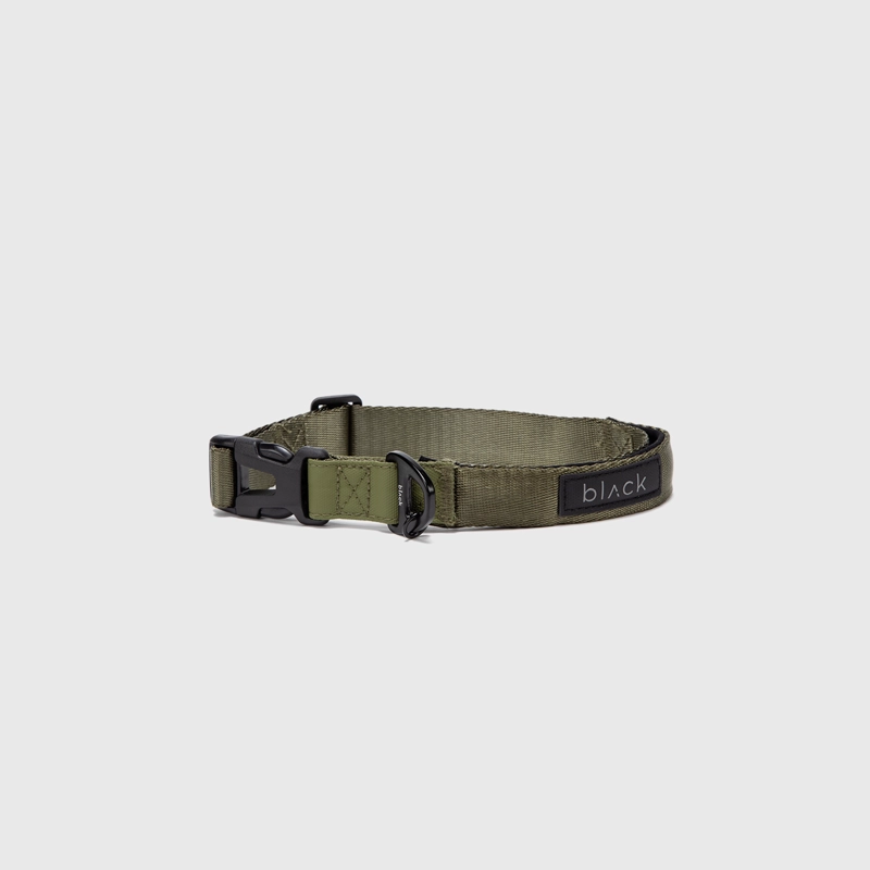 COLLAR PETS COLLECTION MOSS MEDIUM BLACK BUBBA - 2