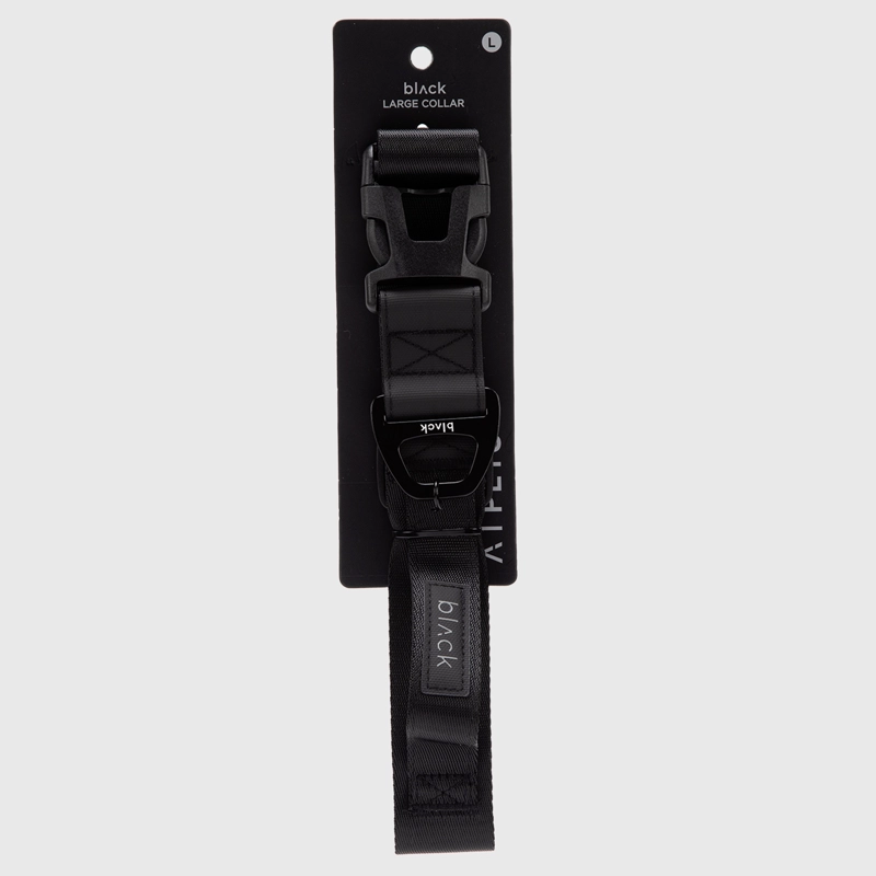 COLLAR PETS COLLECTION BLACK LARGE BLACK BUBBA - 6