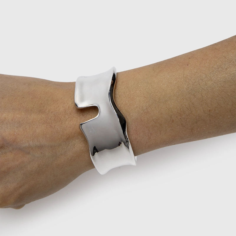 PULSERA BRACELET WILD SILVER BLACK BUBBA - 1