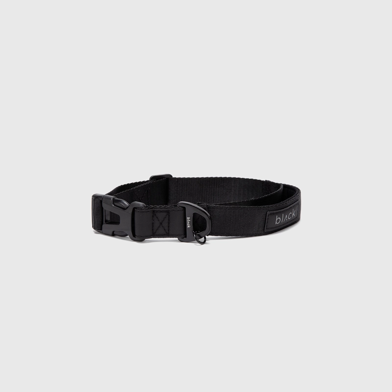 COLLAR PETS COLLECTION BLACK MEDIUM BLACK BUBBA - 2