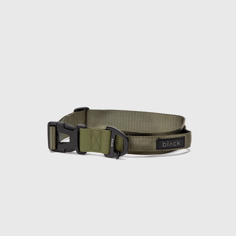 COLLAR PETS COLLECTION MOSS LARGE BLACK BUBBA - 4