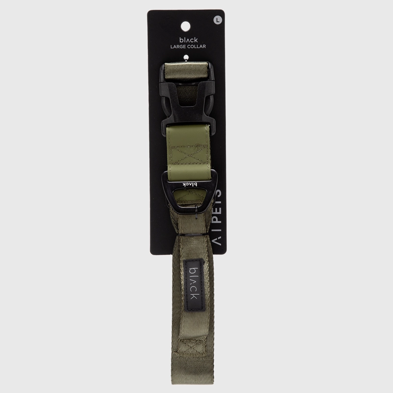 COLLAR PETS COLLECTION MOSS LARGE BLACK BUBBA - 6
