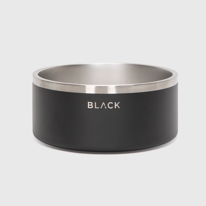 BOWL PETS COLLECTION BLACK 560 GR BLACK BUBBA - 1