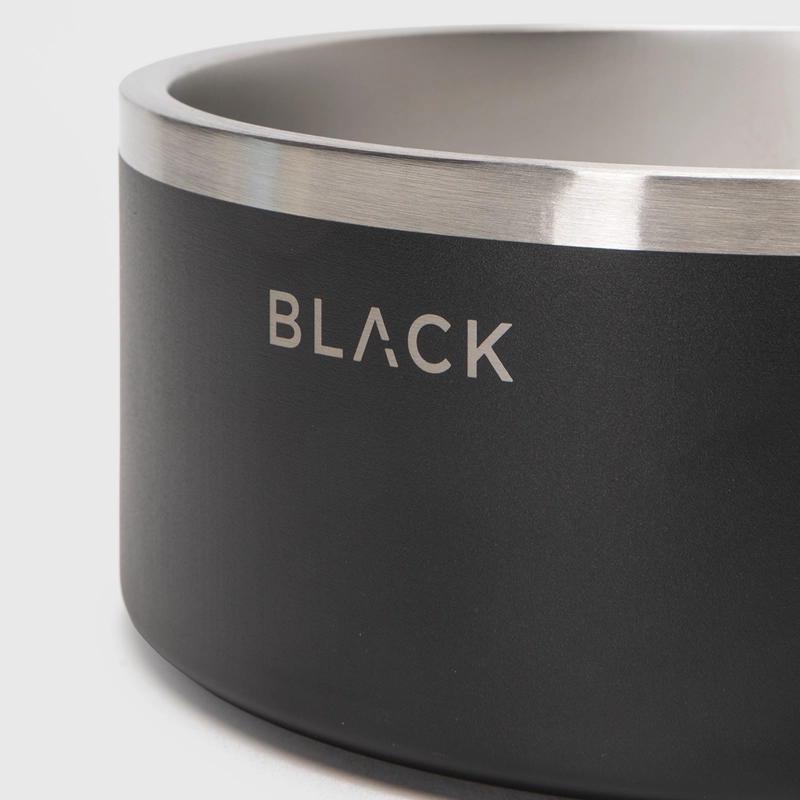 BOWL PETS COLLECTION BLACK 560 GR BLACK BUBBA - 5