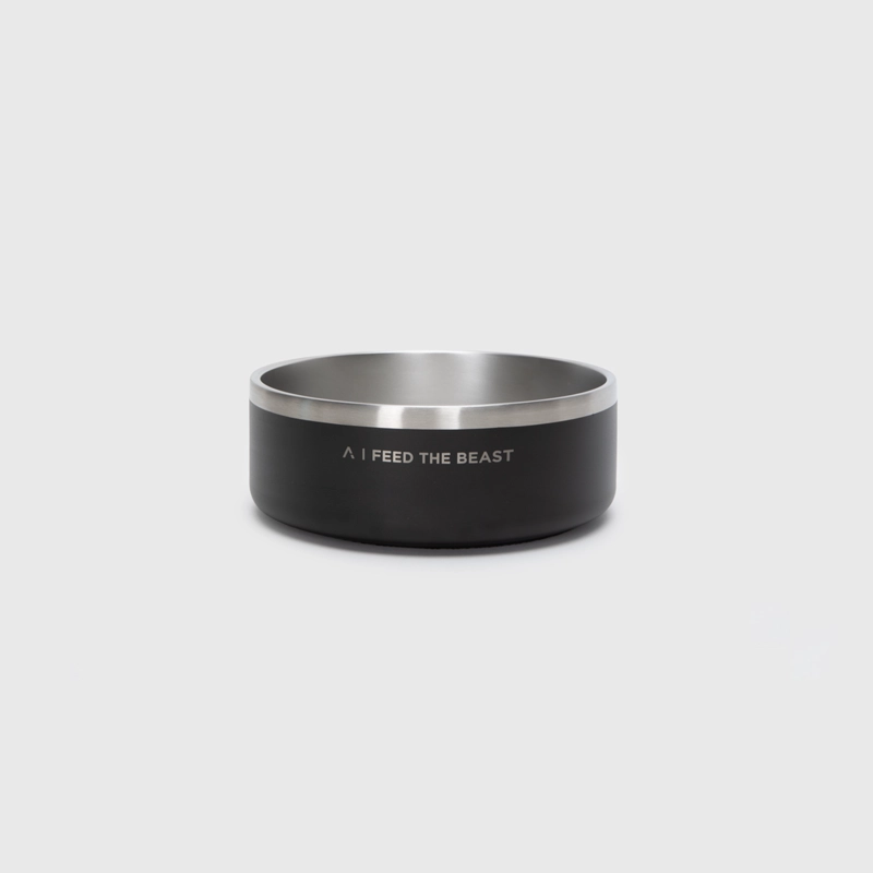 BOWL PETS COLLECTION BLACK 375 GR BLACK BUBBA - 2