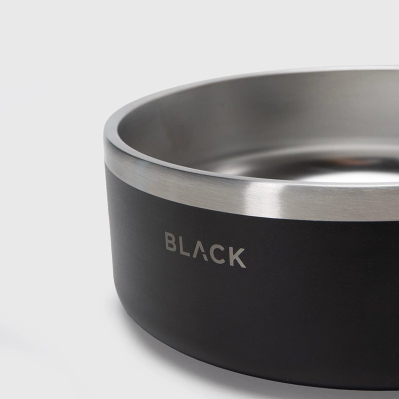 BOWL PETS COLLECTION BLACK 375 GR BLACK BUBBA - 3