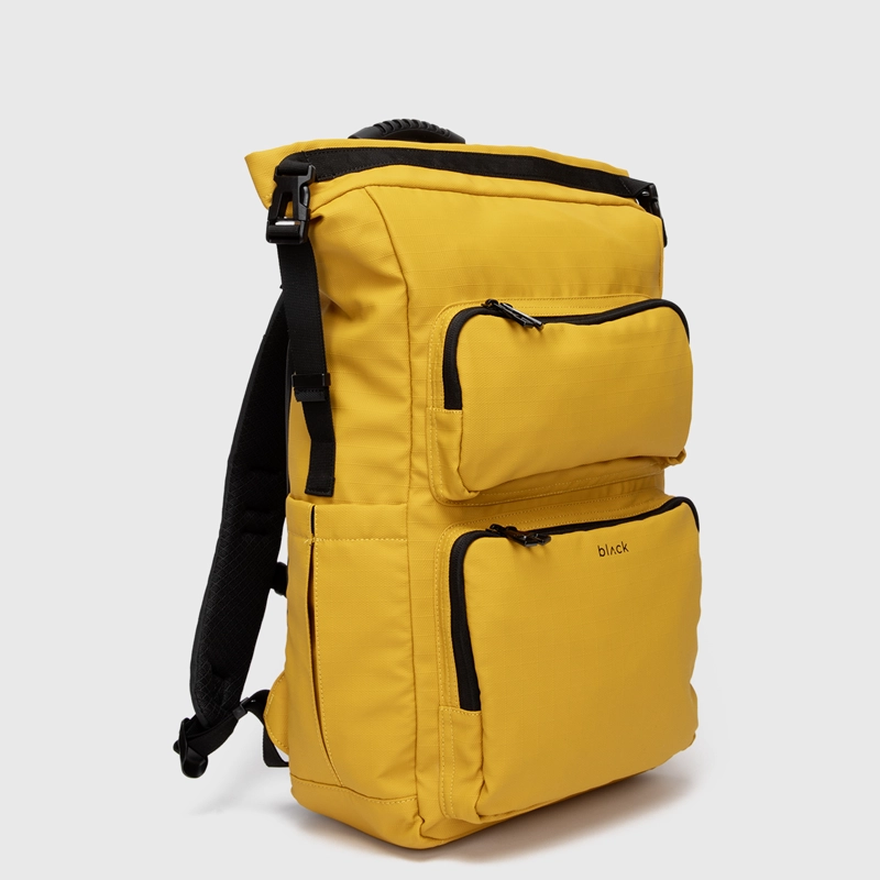 MOCHILA BEAST NYC YELLOW BLACK BUBBA - 2