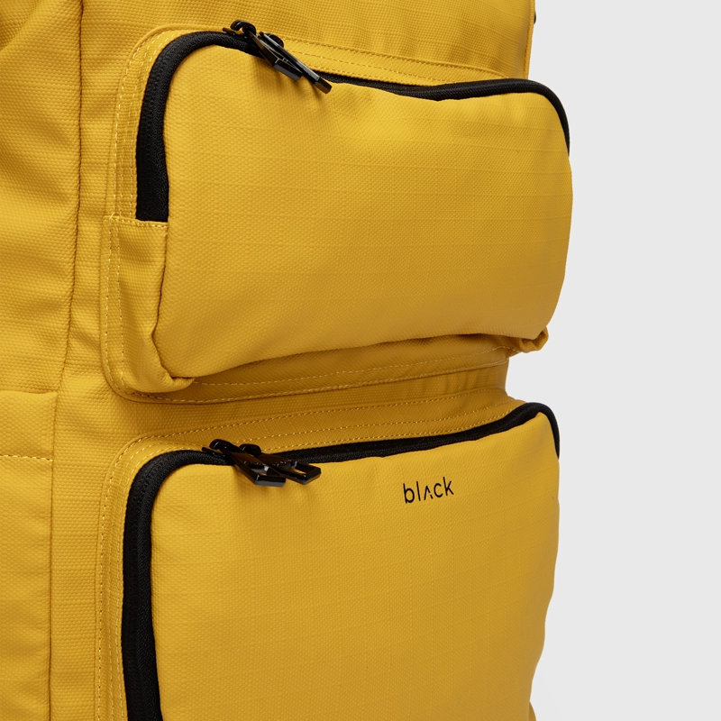 MOCHILA BEAST NYC YELLOW BLACK BUBBA - 4