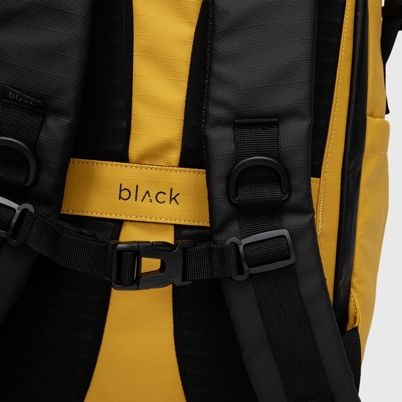 MOCHILA BEAST NYC YELLOW BLACK BUBBA - 6