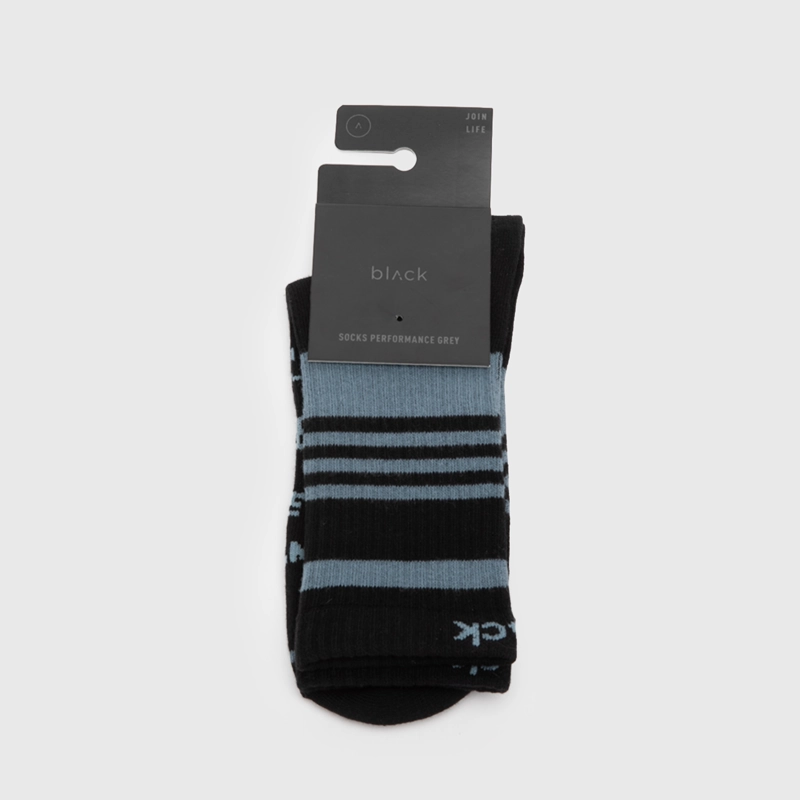 CALCETIN LARGO PERFORMANCE GRIS BLACK BUBBA - 3