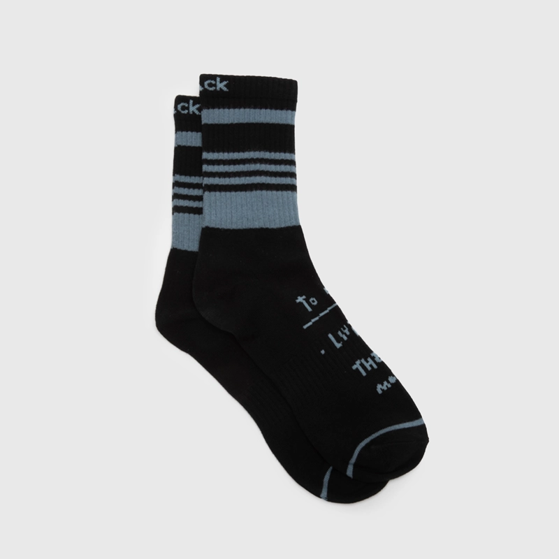 CALCETIN LARGO PERFORMANCE GRIS BLACK BUBBA - 4
