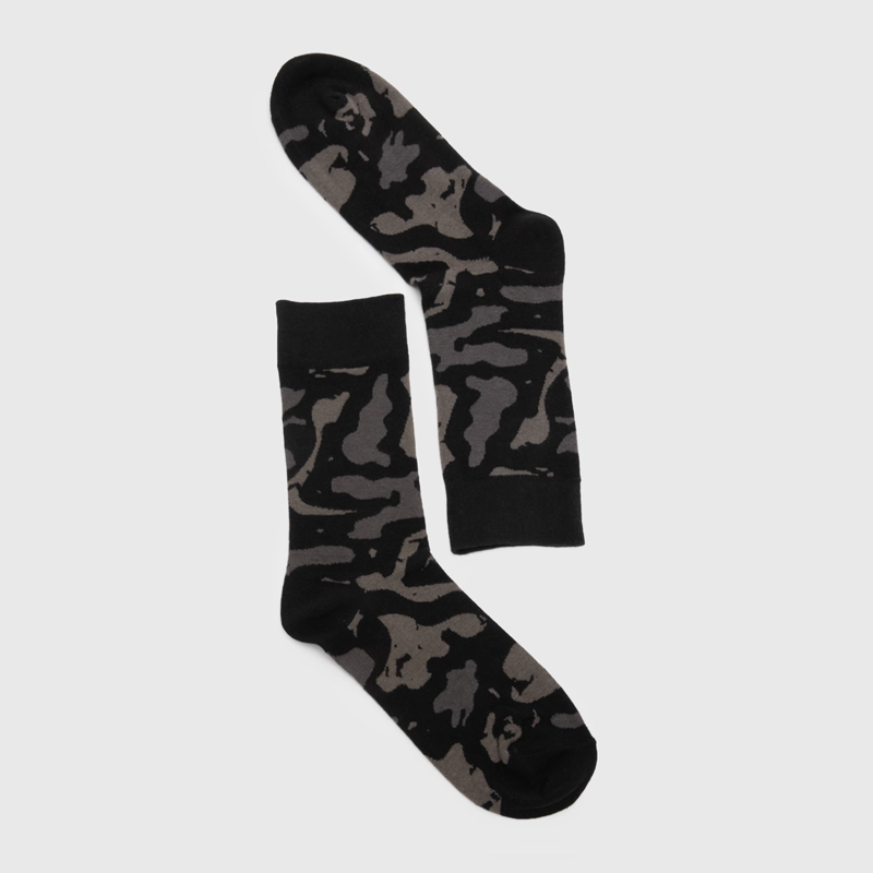 CALCETIN LARGO MILITAR GRIS BLACK BUBBA - 1