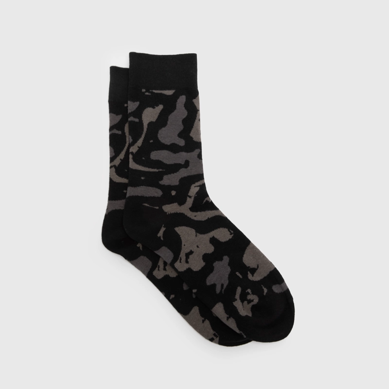 CALCETIN LARGO MILITAR GRIS BLACK BUBBA - 4