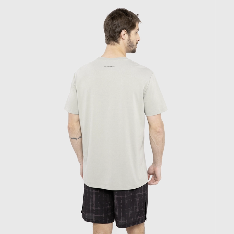 POLERA COURT PERFORMANCE BEIGE BLACK BUBBA - 2