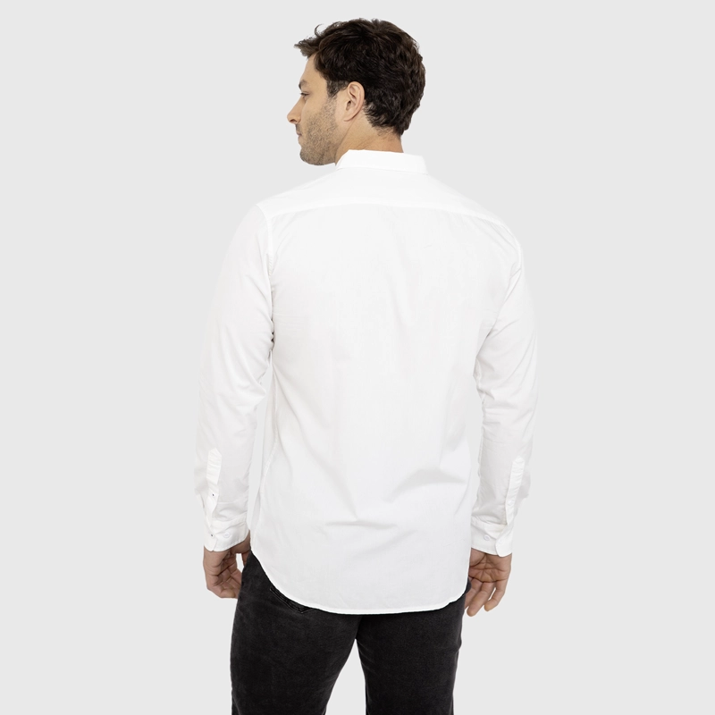 CAMISA DE ALGODON BLANCA BLACK BUBBA - 4