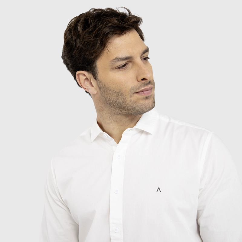 CAMISA DE ALGODON BLANCA BLACK BUBBA - 5