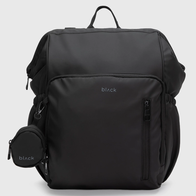 MOCHILA MATERNAL BLACK BLACK BUBBA - 1