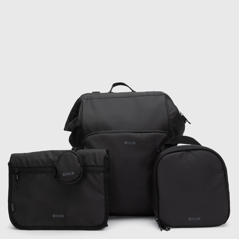 MOCHILA MATERNAL BLACK BLACK BUBBA - 2