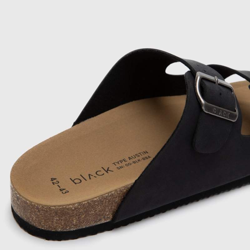 SANDALIA AUSTIN BLACK BLACK BUBBA - 8