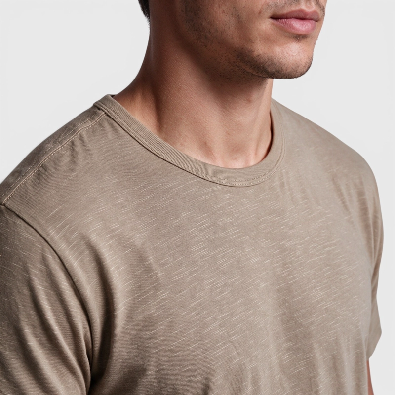 POLERA SLUB COTTON MANGA CORTA ARENA BLACK BUBBA - 4