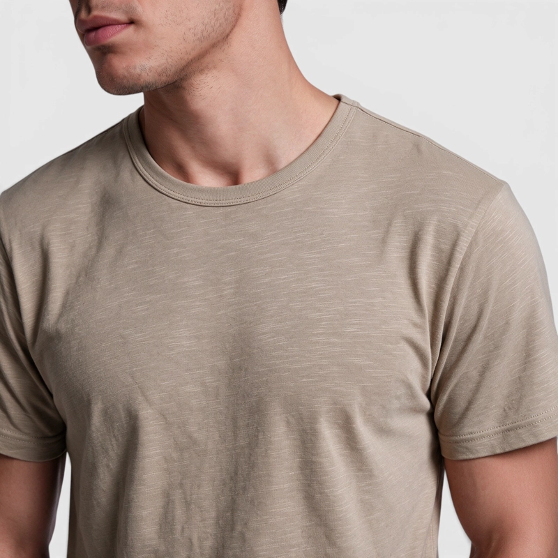 POLERA SLUB COTTON MANGA CORTA ARENA BLACK BUBBA - 5