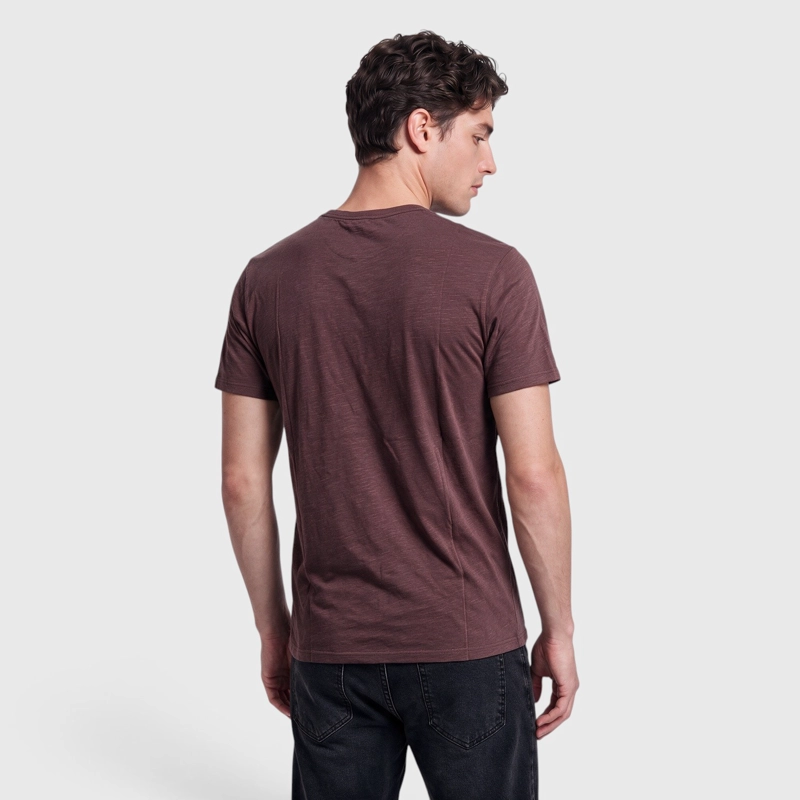 POLERA SLUB COTTON MANGA CORTA BURDEO BLACK BUBBA - 2