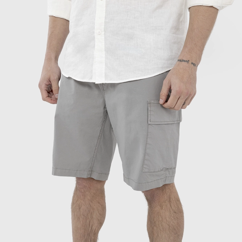 SHORT CARGO RIPSTOP GRIS BLACK BUBBA - 1