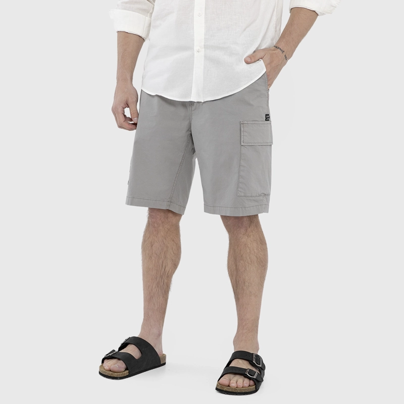 SHORT CARGO RIPSTOP GRIS BLACK BUBBA - 2