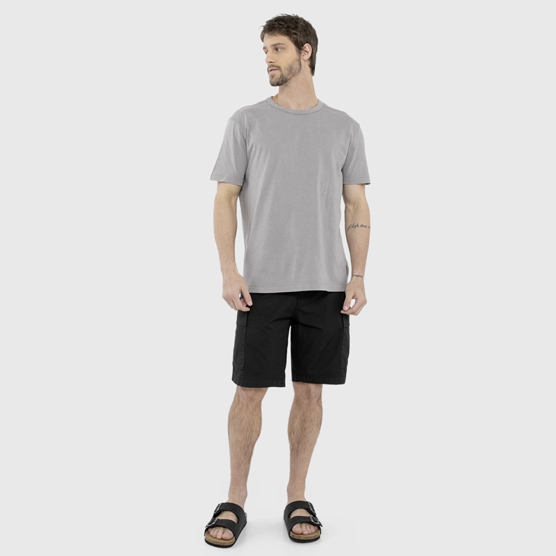 SHORT CARGO RIPSTOP NEGRO BLACK BUBBA - 7