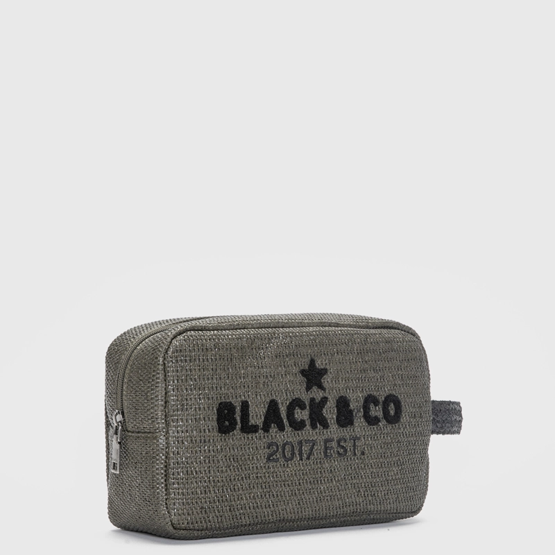 NECESER RAFFIA FORMENTERA MOSS BLACK BUBBA - 2