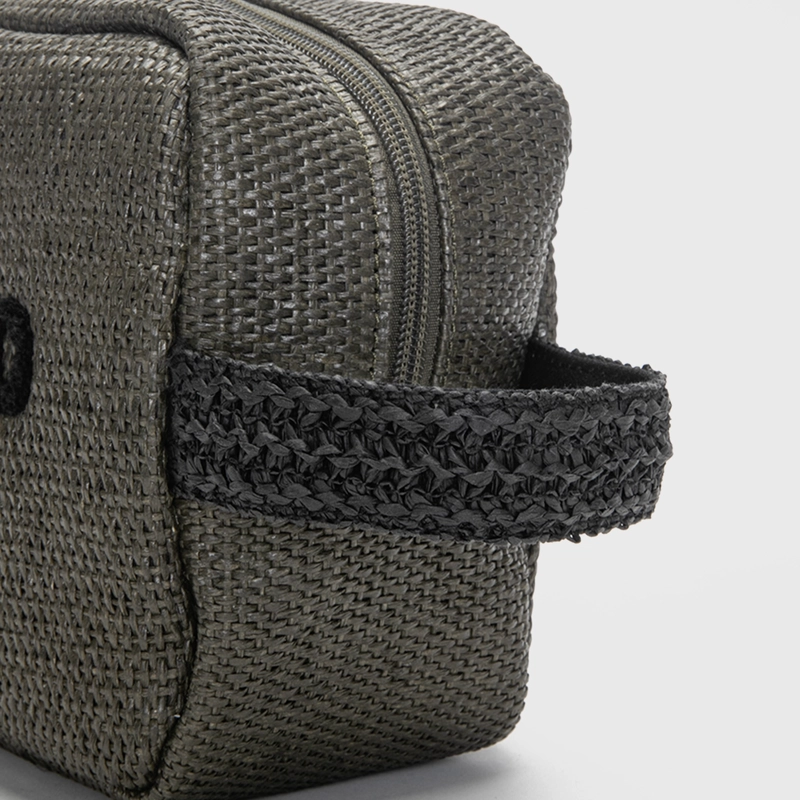 NECESER RAFFIA FORMENTERA MOSS BLACK BUBBA - 5