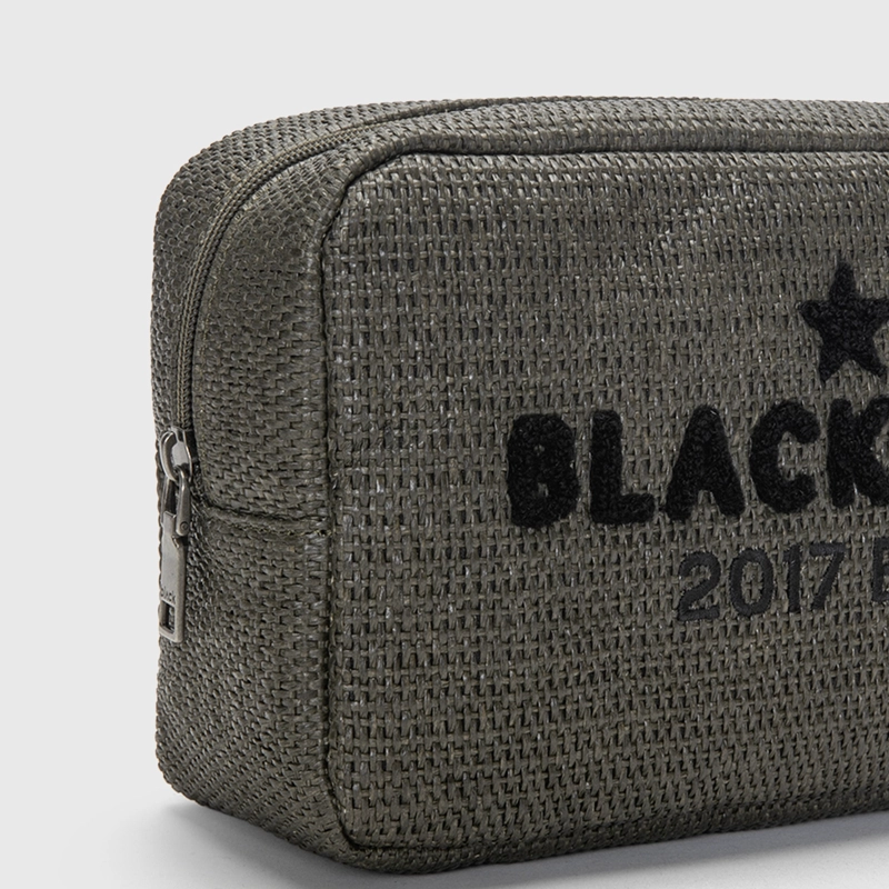 NECESER RAFFIA FORMENTERA MOSS BLACK BUBBA - 6