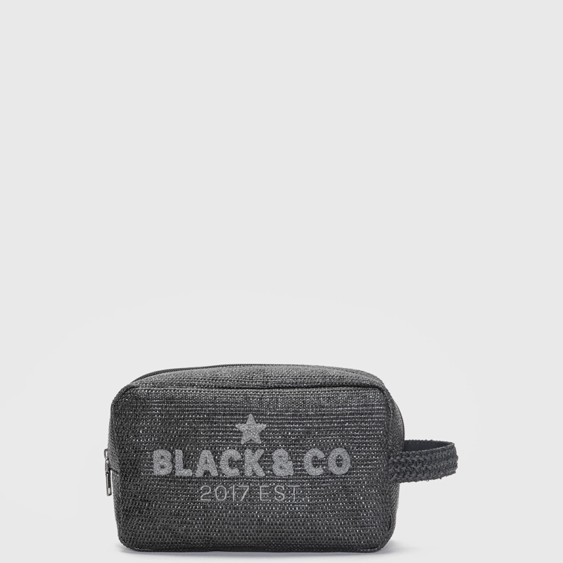 NECESER RAFFIA FORMENTERA BLACK BLACK BUBBA - 1