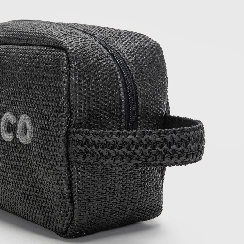 NECESER RAFFIA FORMENTERA BLACK BLACK BUBBA - 5