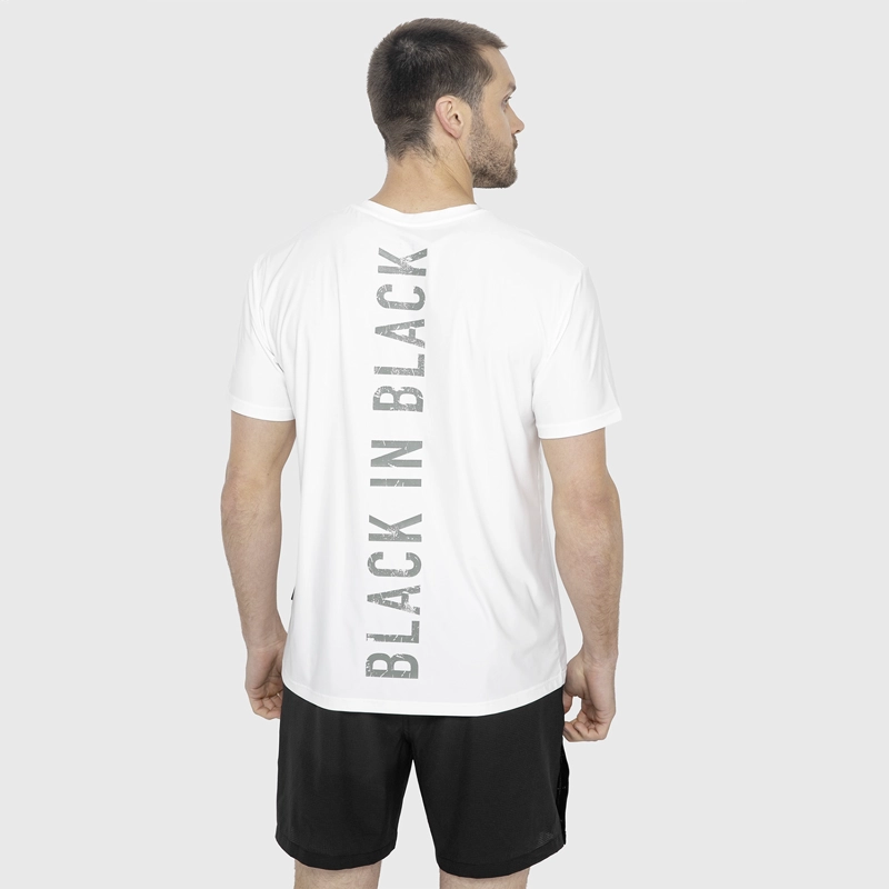 POLERA FIRE DANNY PERFORMANCE BLANCA BLACK BUBBA - 3
