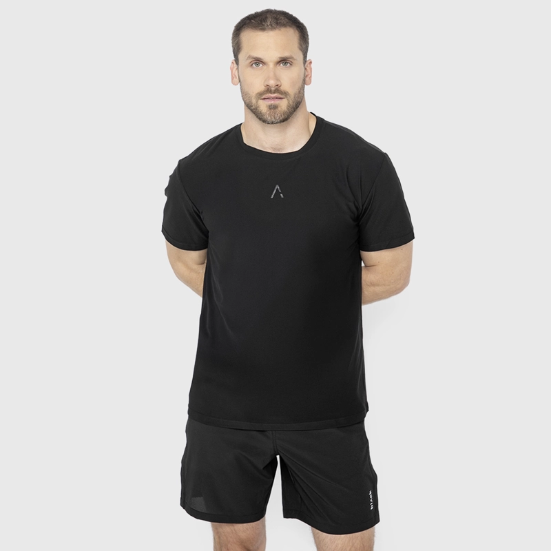 POLERA FIRE DANNY PERFORMANCE NEGRA BLACK BUBBA - 1