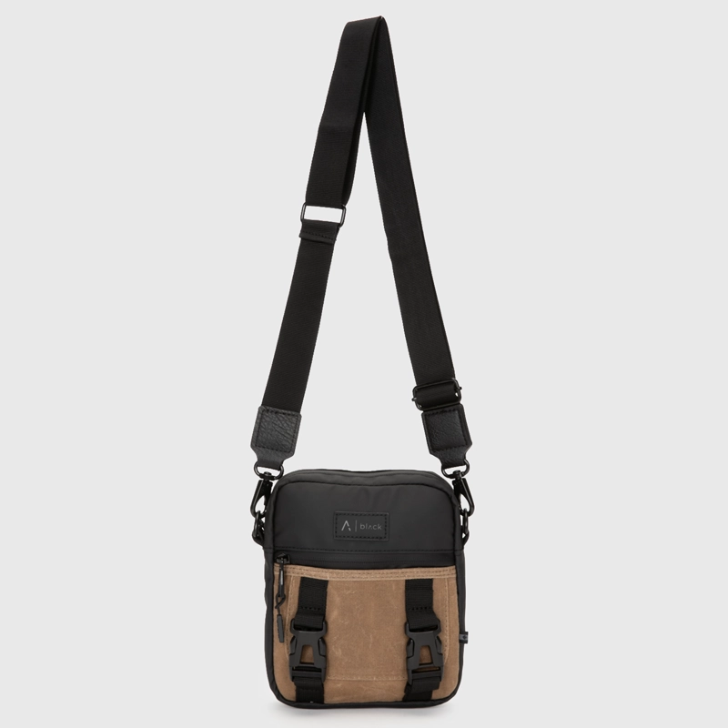 BANDOLERA COPENHAGUE BEIGE DOUBLE BLACK BUBBA - 1