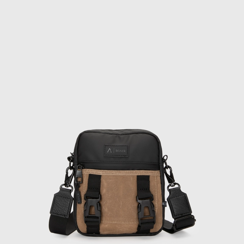 BANDOLERA COPENHAGUE BEIGE DOUBLE BLACK BUBBA - 2