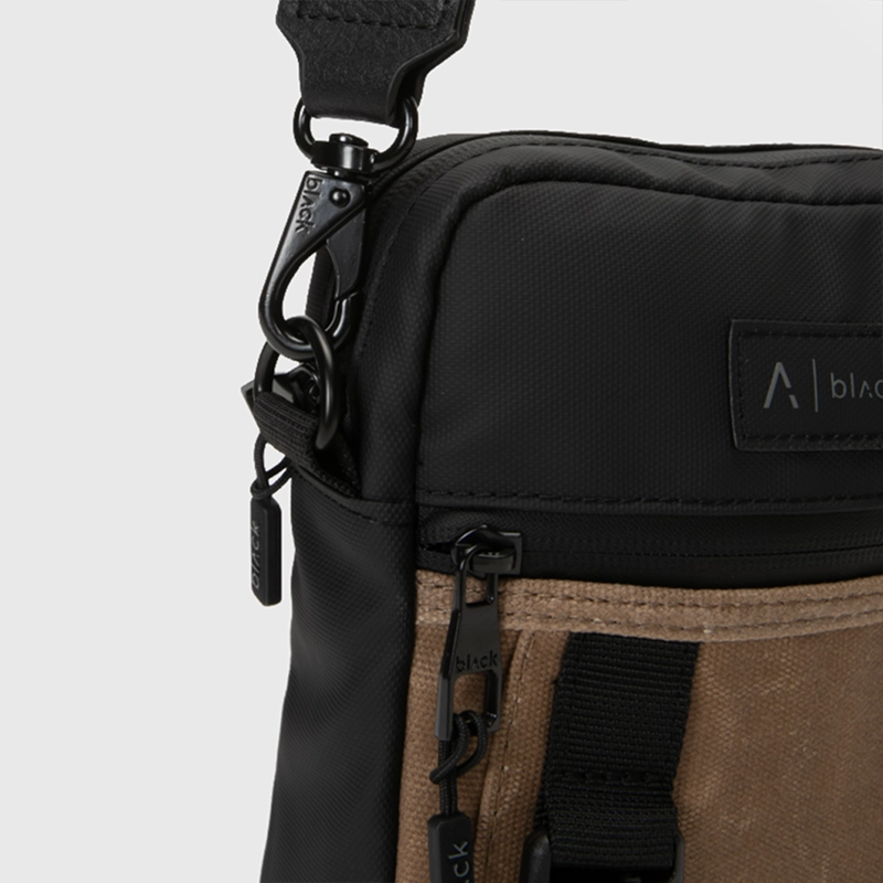 BANDOLERA COPENHAGUE BEIGE DOUBLE BLACK BUBBA - 6