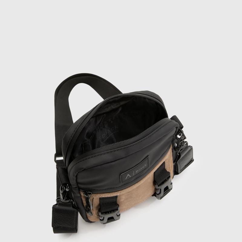 BANDOLERA COPENHAGUE BEIGE DOUBLE BLACK BUBBA - 7