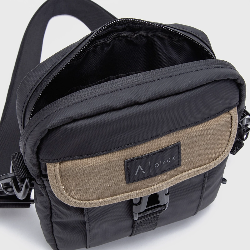BANDOLERA COPENHAGUE BEIGE SIMPLE BLACK BUBBA - 7