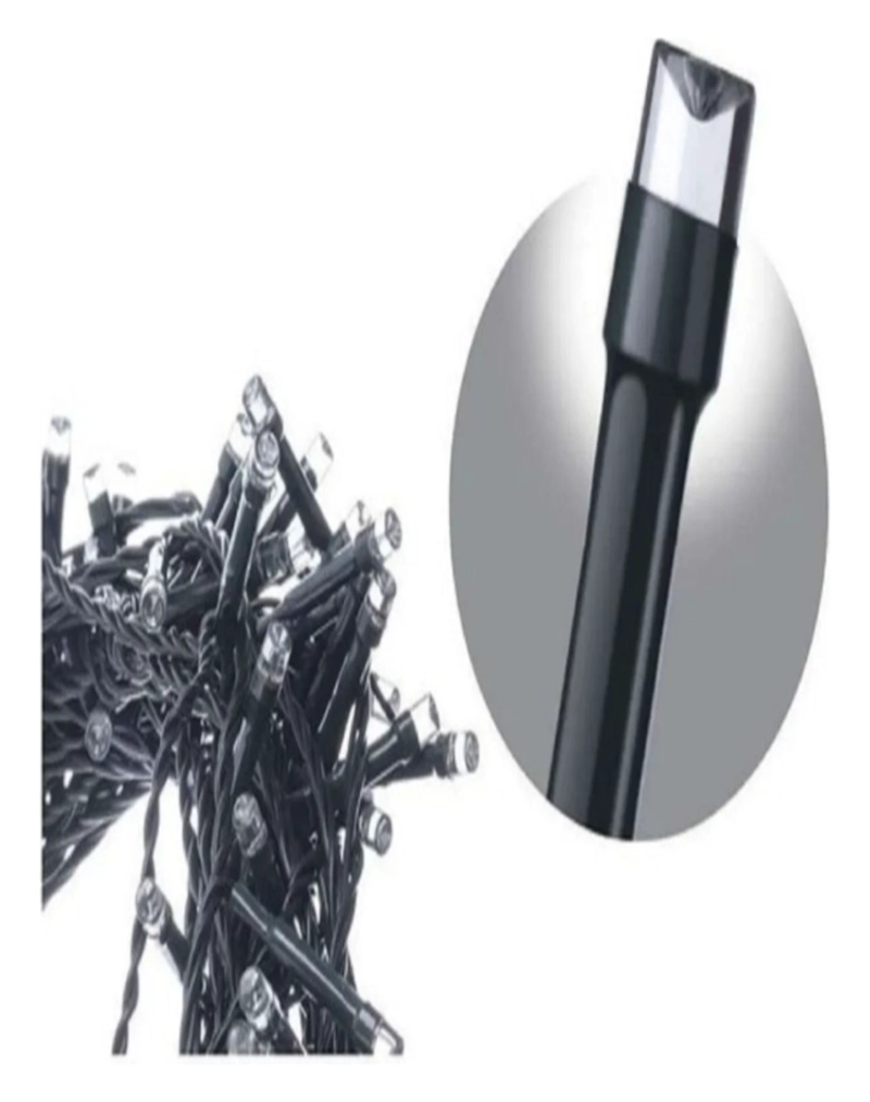 LED BLANCAS 400 LUCES GUIRNALDA NAVIDAD LINEALES A - 1