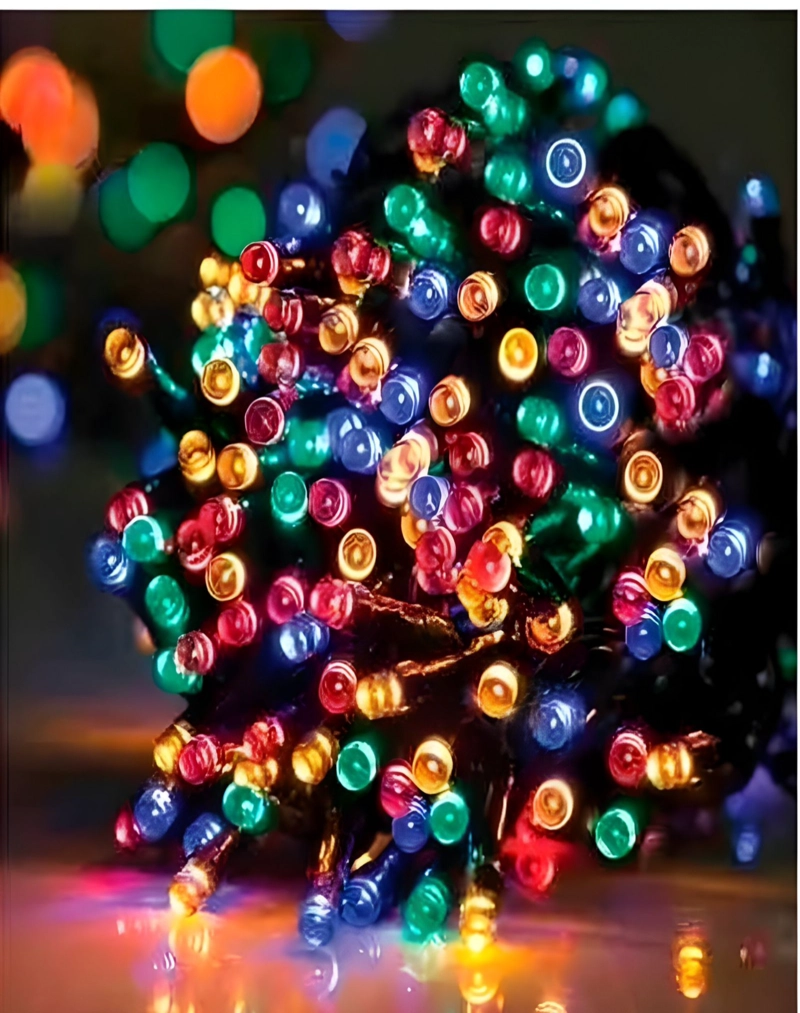 LED MULTICOLOR 200 LUCES GUIRNALDA NAVIDAD LINEALES A - 2