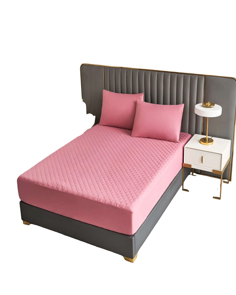 PROTECTOR PARA COLCHON IMPERMEABLE KING ROSA - 1